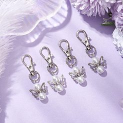 10Pcs Angel Glass Pearl Pendant Decorations&nbsp;HJEW-JM02672-02