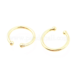 925 Sterling Silver Cuff Earrings&nbsp;EJEW-H124-06G