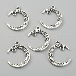 Tibetan Style Alloy Connector Charms&nbsp;FIND-CJC0016-06AS