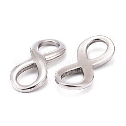 Tarnish Resistant Smooth Surface 304 Stainless Steel Infinity Links connectors&nbsp;STAS-N006-03
