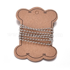 Tarnish Resistant 304 Stainless Steel Ball Chains&nbsp;CHS-E021-13I-P
