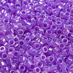 Electroplate Transparent Glass Seed Beads&nbsp;SEED-S042-16A-03