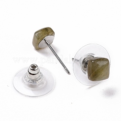 Gemstone Ear Studs&nbsp;EJEW-K091-01P