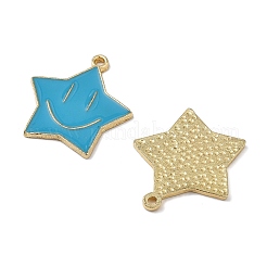 12Pcs 6 Colors Alloy Enamel Pendants&nbsp;ENAM-FP0001-75