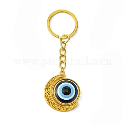 Alloy Pendant with Translucent Resin Cabochons Keychains&nbsp;KEYC-JKC01139