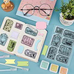 1 Sheet PVC Plastic Clear Stamps&nbsp;DIY-GL0004-73