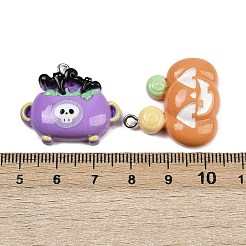 Halloween Opaque Resin Pendants&nbsp;RESI-C062-02
