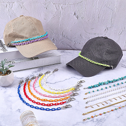 3Bags 3 Styles Acrylic Hat Chains&nbsp;HJEW-WR0001-25