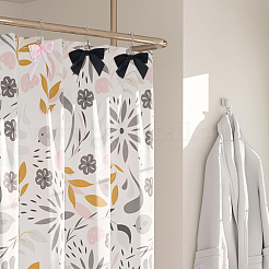 24Pcs 2 Colors Iron Shower Curtain Rings for Bathroom&nbsp;HJEW-HS00086