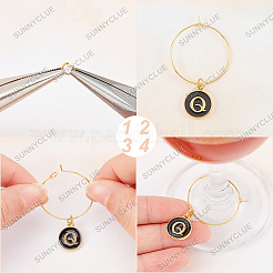 DIY Wine Glass Decoration Making Kits&nbsp;DIY-SC0016-40A