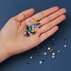 3 Style Faceted Glass Beads Strands&nbsp;GLAA-YW0001-27