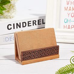 Wood Name Card Holder&nbsp;AJEW-WH0176-76