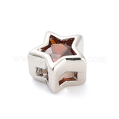 Brass with Cubic Zirconia Beads&nbsp;KK-H527-17P