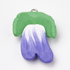 Handmade Polymer Clay Pendants&nbsp;CLAY-T012-10