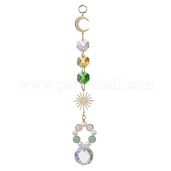 Glass Hanging Suncatchers&nbsp;HJEW-JM04589