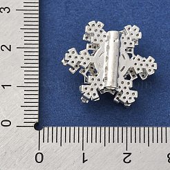 Brass Micro Pave Cubic Zirconia Beads&nbsp;KK-D378-19P-02