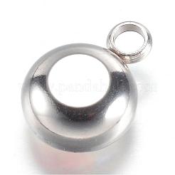 304 Stainless Steel Glass Rhinestone Charms&nbsp;STAS-G082-10
