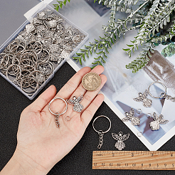 DIY Angel Charm Keychain Making Kits&nbsp;DIY-SC0019-04