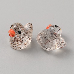 Mini Resin Sequins Duck Home Display Decorations&nbsp;RESI-SZC0004-06I
