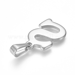 Non-Tarnish 304 Stainless Steel Pendants&nbsp;X-STAS-F106-95P-S-01