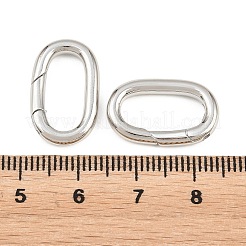 Brass Spring Gate Rings&nbsp;KK-H292-58A-P