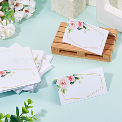 80Pcs Rectangle Paper Table Place Cards&nbsp;AJEW-TA0003-62B