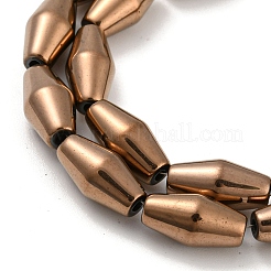 Electroplated Synthetic Non-magnetic Hematite Beads Strands&nbsp;G-Z032-B02-02F