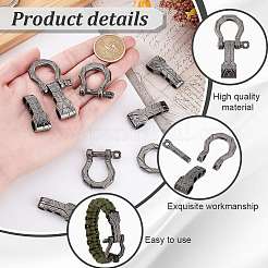 14 Sets Adjustable Alloy Screw Pin Shackle&nbsp;FIND-GA0004-98