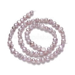Natural Cultured Freshwater Pearl Beads Strands&nbsp;PEAR-A005-07G