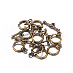 Tibetan Style Zinc Alloy Toggle Clasps&nbsp;MLF1184Y-NF