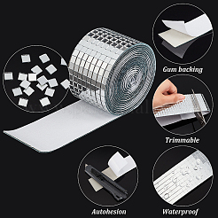 Glitter Resin Hotfix Rhinestone(Hot Melt Adhesive On The Back)&nbsp;OCOR-WH0058-32I