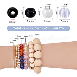6000Pcs 3 Styles Round Glass Seed Beads Sets&nbsp;SEED-PH0002-69