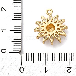 Brass Micro Pave Cubic Zirconia Pendants&nbsp;X-KK-I276-03G-02
