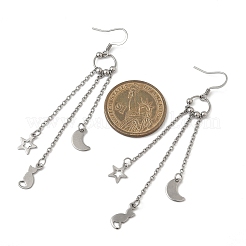 304 Stainless Steel Dangle Earrings&nbsp;EJEW-JE06591-02