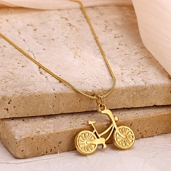 304 Stainless Steel Pendant Necklaces&nbsp;WGF4E05-01