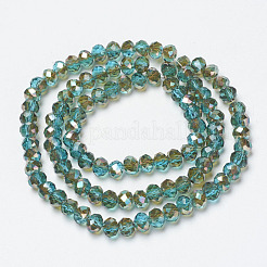 Electroplate Glass Beads Strands&nbsp;EGLA-A034-T6mm-J06
