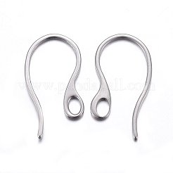 Tarnish Resistant 304 Stainless Steel Earring Hooks&nbsp;STAS-O110-19P
