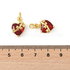 Brass & Glass Pendants&nbsp;KK-F900-02G