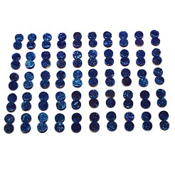 Electroplate Natural Druzy Crystal Cabochons&nbsp;G-L047-12mm-06