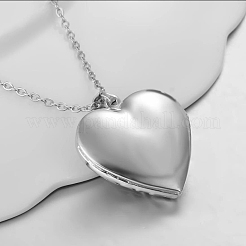 Alloy Heart Pendant Necklaces&nbsp;PW-WG44253-01