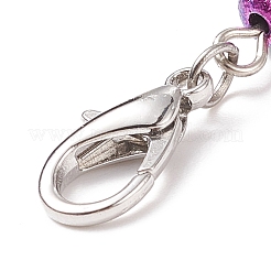 Spray Painted Acrylic Beaded Gourd Pendant Decorations&nbsp;HJEW-JM00721