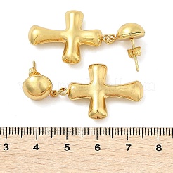 304 Stainless Steel Dangle Stud Earrings for Women&nbsp;EJEW-A125-43G