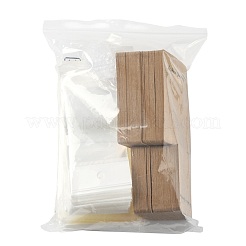 200Pcs 2 Styles Rectangle Cardboard Paper Earring Display Cards&nbsp;CDIS-FS0001-28
