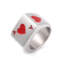 Stainless Steel Finger Rings&nbsp;RJEW-C019-02P