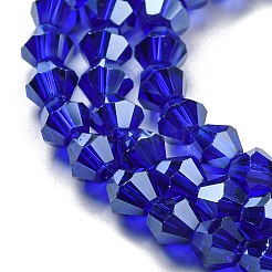 Transparent Electroplate Glass Beads Strands&nbsp;EGLA-A039-T2mm-A06