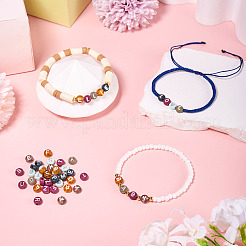 48G 6 Colors Opaque Acrylic Beads&nbsp;OACR-TA0003-50