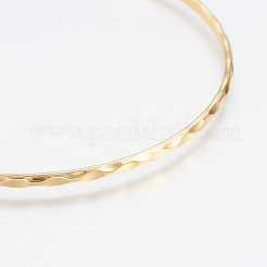 304L Stainless Steel Buddhist Bangles&nbsp;BJEW-G568-15G