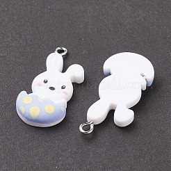 Opaque Resin Pendants&nbsp;LS-X-RESI-F030-19