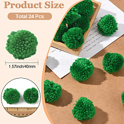 24Pcs Wool Soft Pompom Ball&nbsp;DIY-SC0031-31C-02