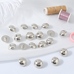 150Pcs 1-Hole Plating Acrylic Shank Buttons&nbsp;BUTT-CY0001-01P